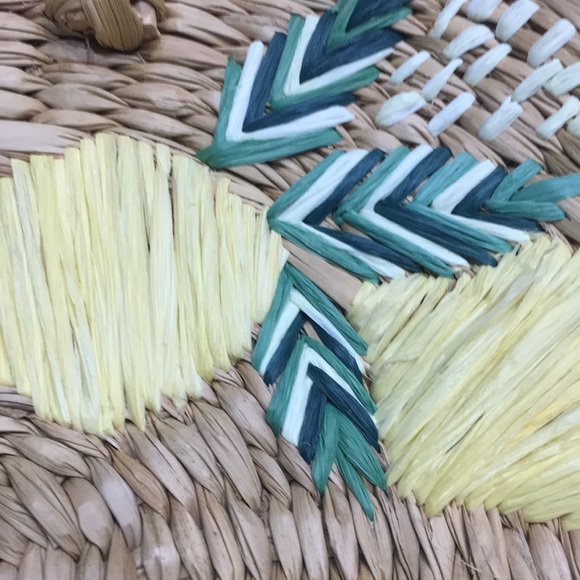 J. Jill straw lemon Tote Bag Purse - Picture 7 of 10